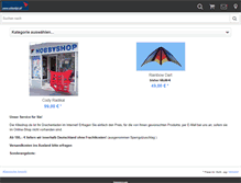 Tablet Screenshot of kiteshop.de